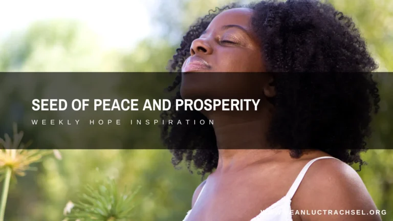 Seed of peace and prosperity
