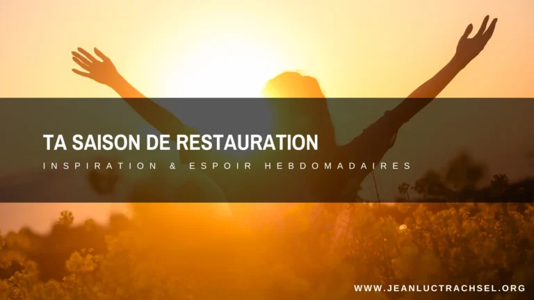 Ta saison de restauration